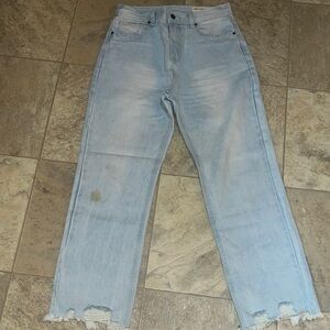Wishlist Light Blue Distressed Women's Jeans - Medium
